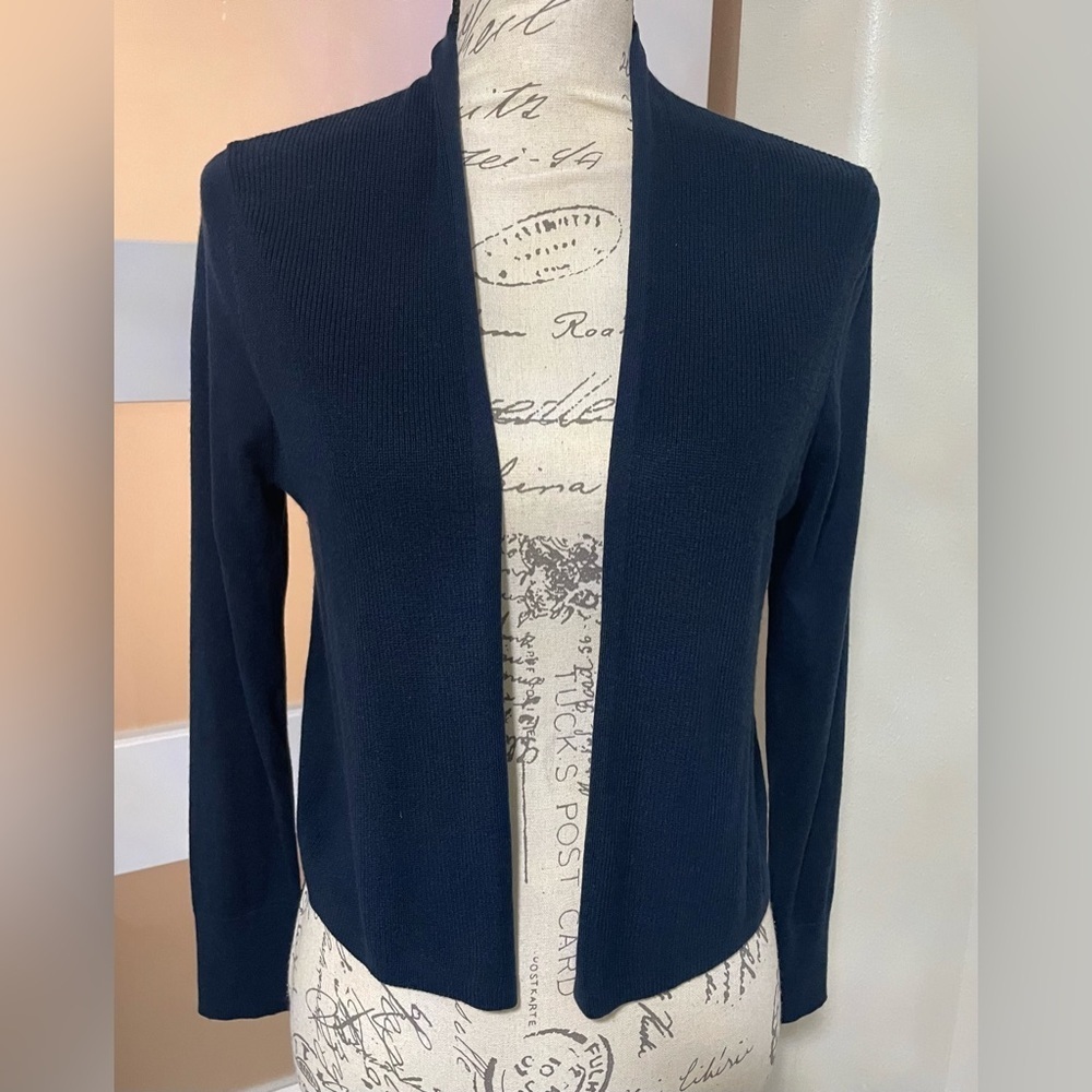 🍂 Blue Open Front Cardigan by Banana Republic